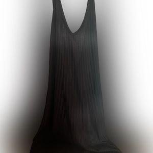 Black halter dress